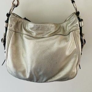 Silver Coach Purse
